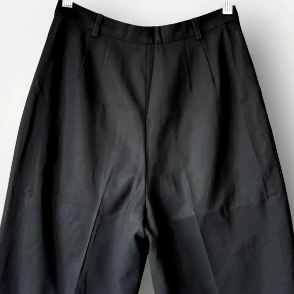 Lafayette 148 Vintage 100% Wool High Rise Straight Leg Casual Pants Size 8 Black - Picture 8 of 15